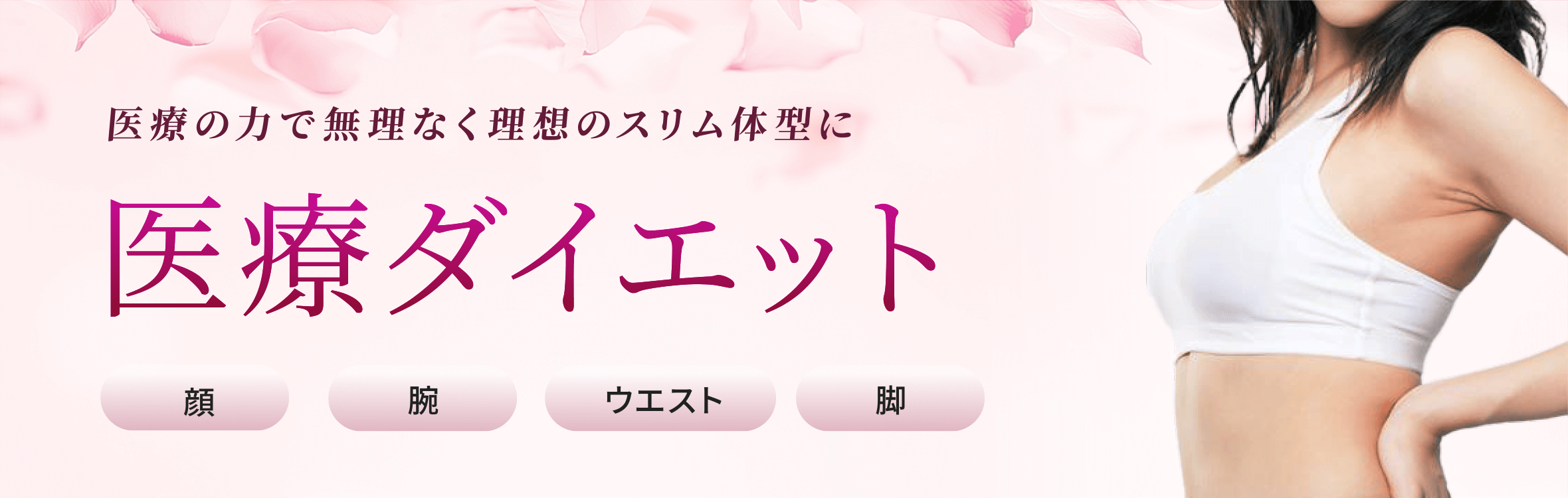 医療の力で無理なく理想のスリム体型に　医療ダイエット